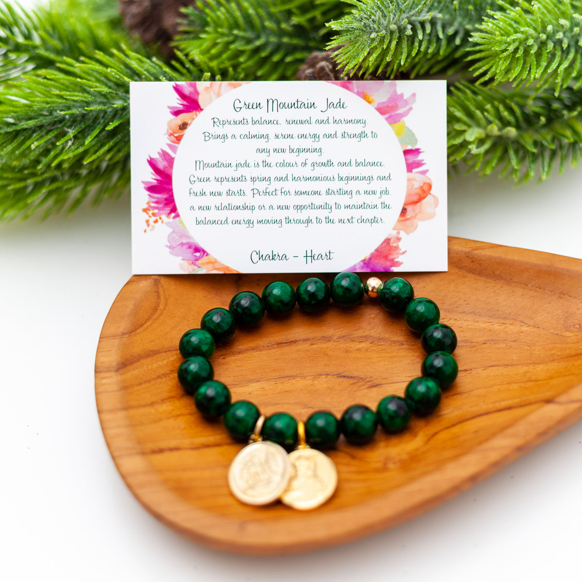 Bracelet Gold - Green Mountain Jade (Limited Edition)