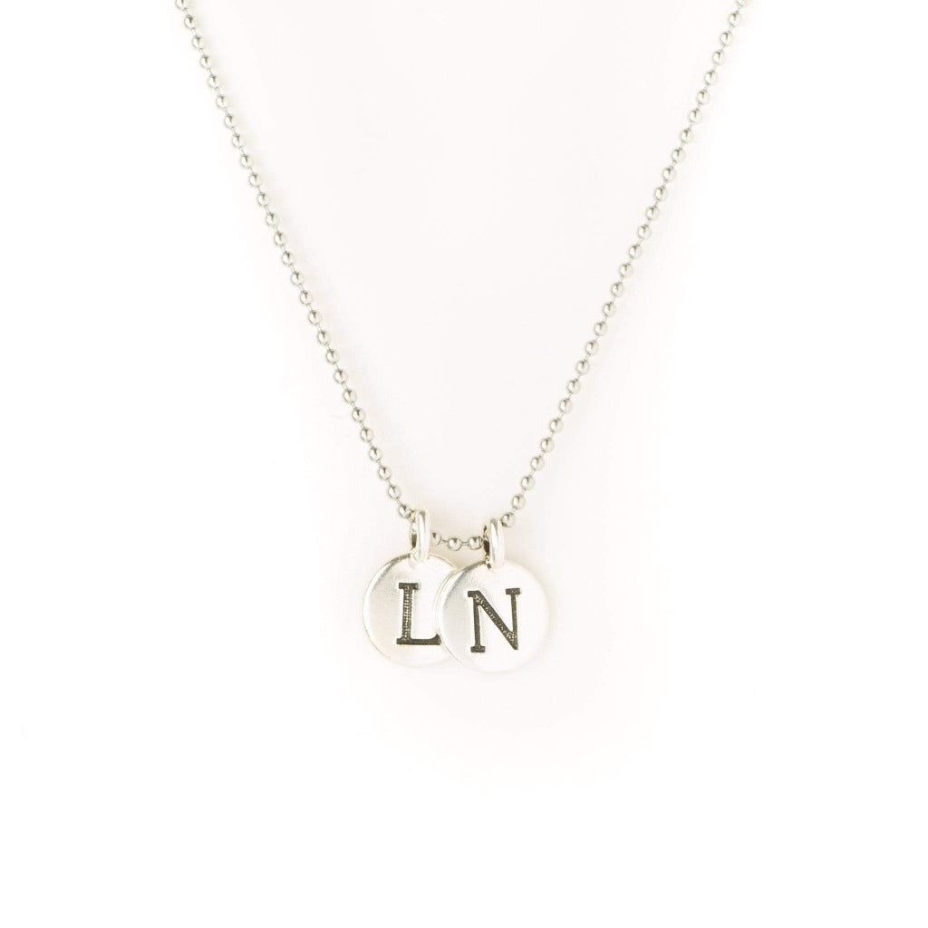 crystal-jewellery-for-gifts INTITAL NECKLACE | SILVER