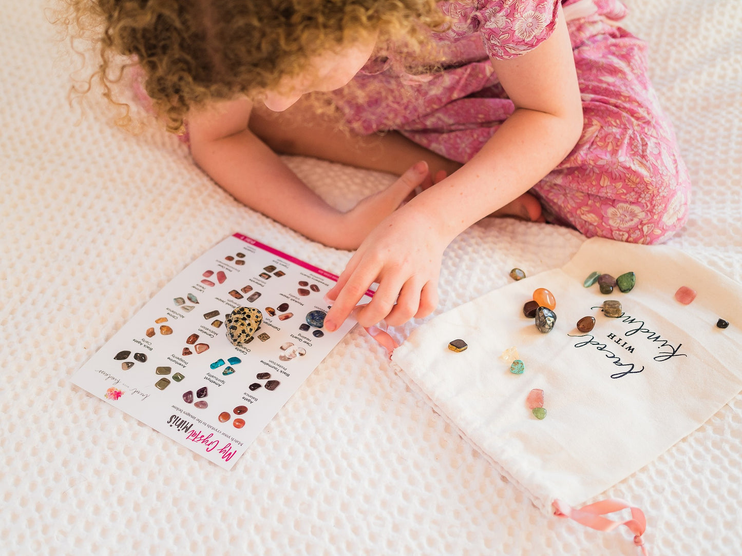 Crystal sorting kit, crystals, Australian Boho shop, starter kit for kids.