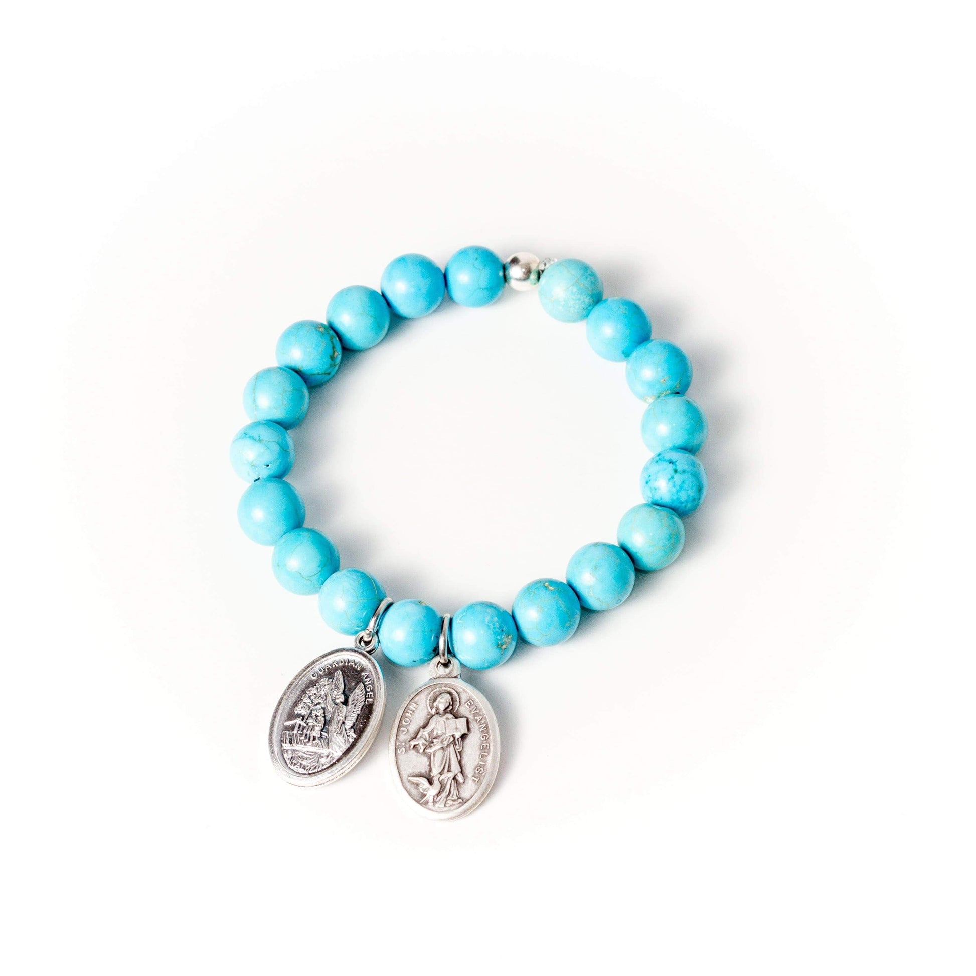 crystal-jewellery-for-gifts BRACELET | BLUE HOWLITE